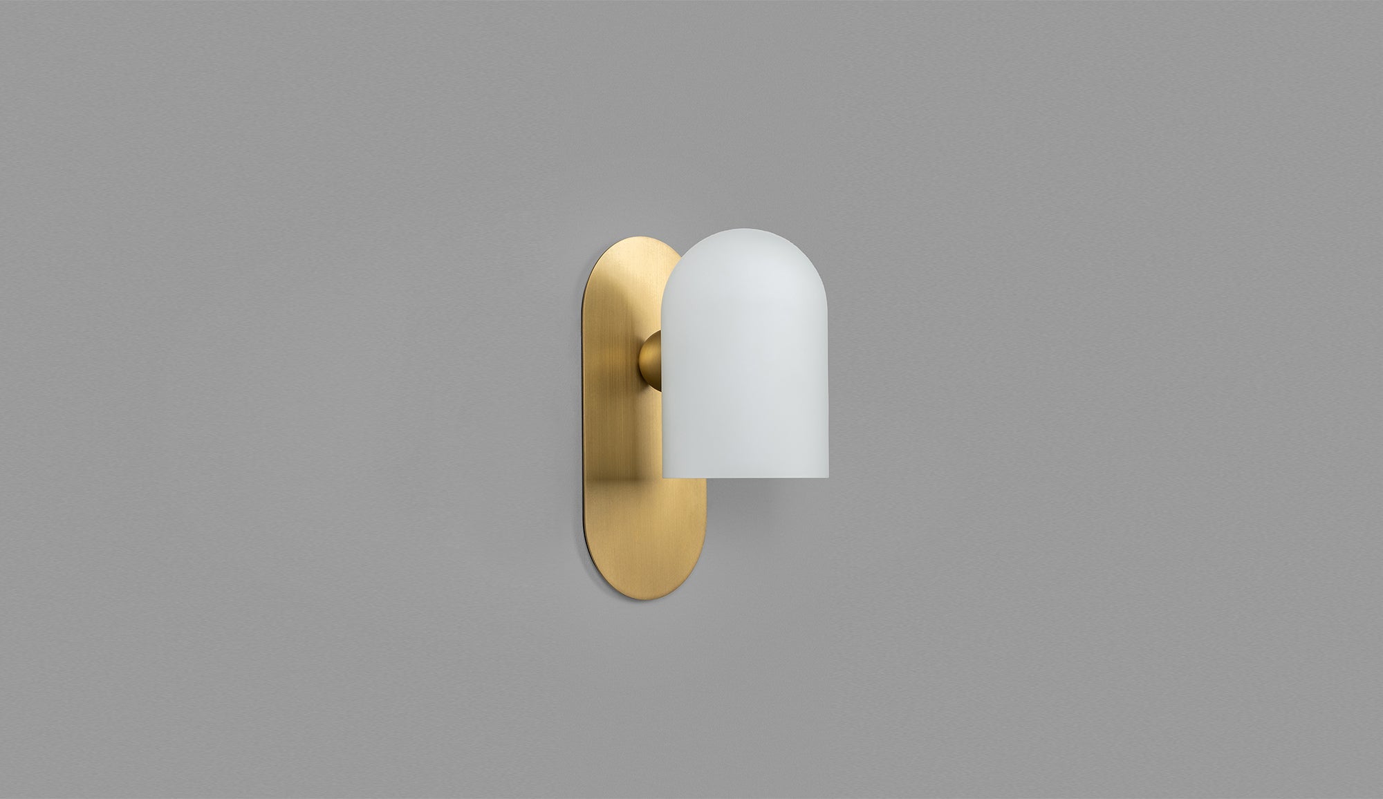Schwung Odyssey Burnished Brass Wall Light | Small